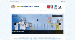 Desktop Screenshot of laxmipharmamachines.com